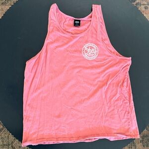 Obey Coral Sleeveless Top